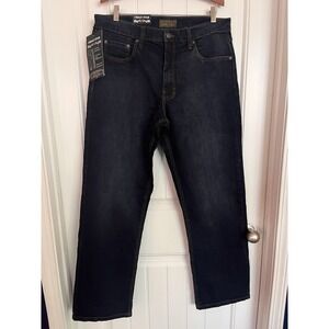 Urban Star men's jeans - relaxed fit - straight - 36 x 32 - Dark Blue - NEW!!